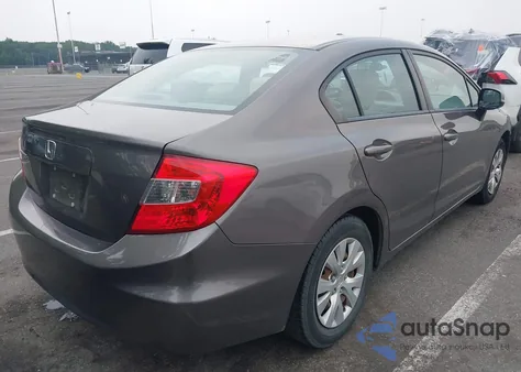2012 Honda Civic Lx from USA, damaged, VIN 19XFB2F51CE316831